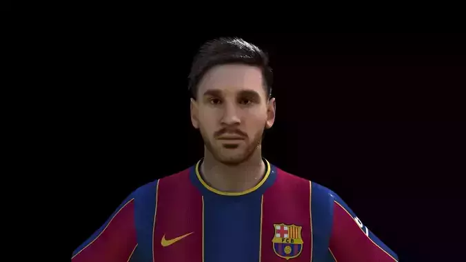 Lionel Messi 3d model
