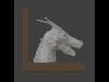 Dragon Bookend 3D Printable 3D model_1
