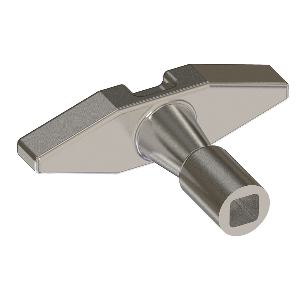 Industrial Drum Key 3D print model_1