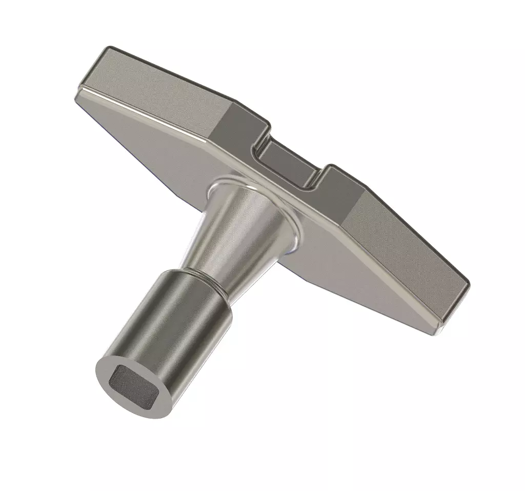 Industrial Drum Key 3D print model_0