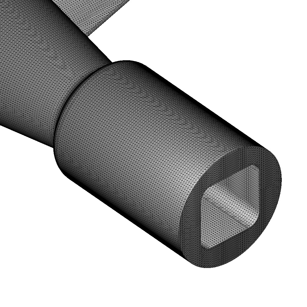 Industrial Drum Key 3D print model_5