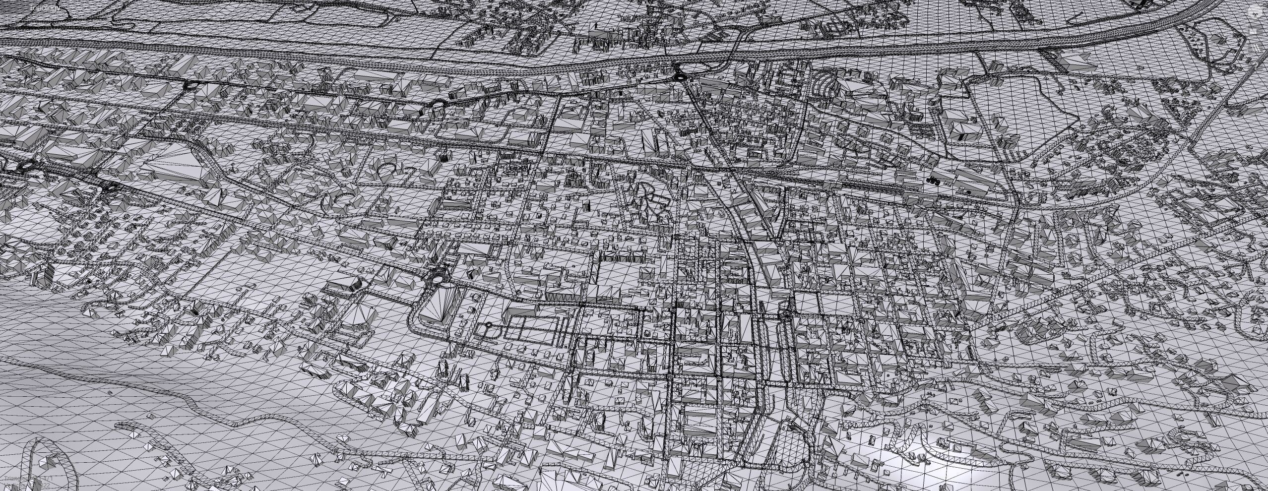 Cityscape Sallanches France  3D model_13