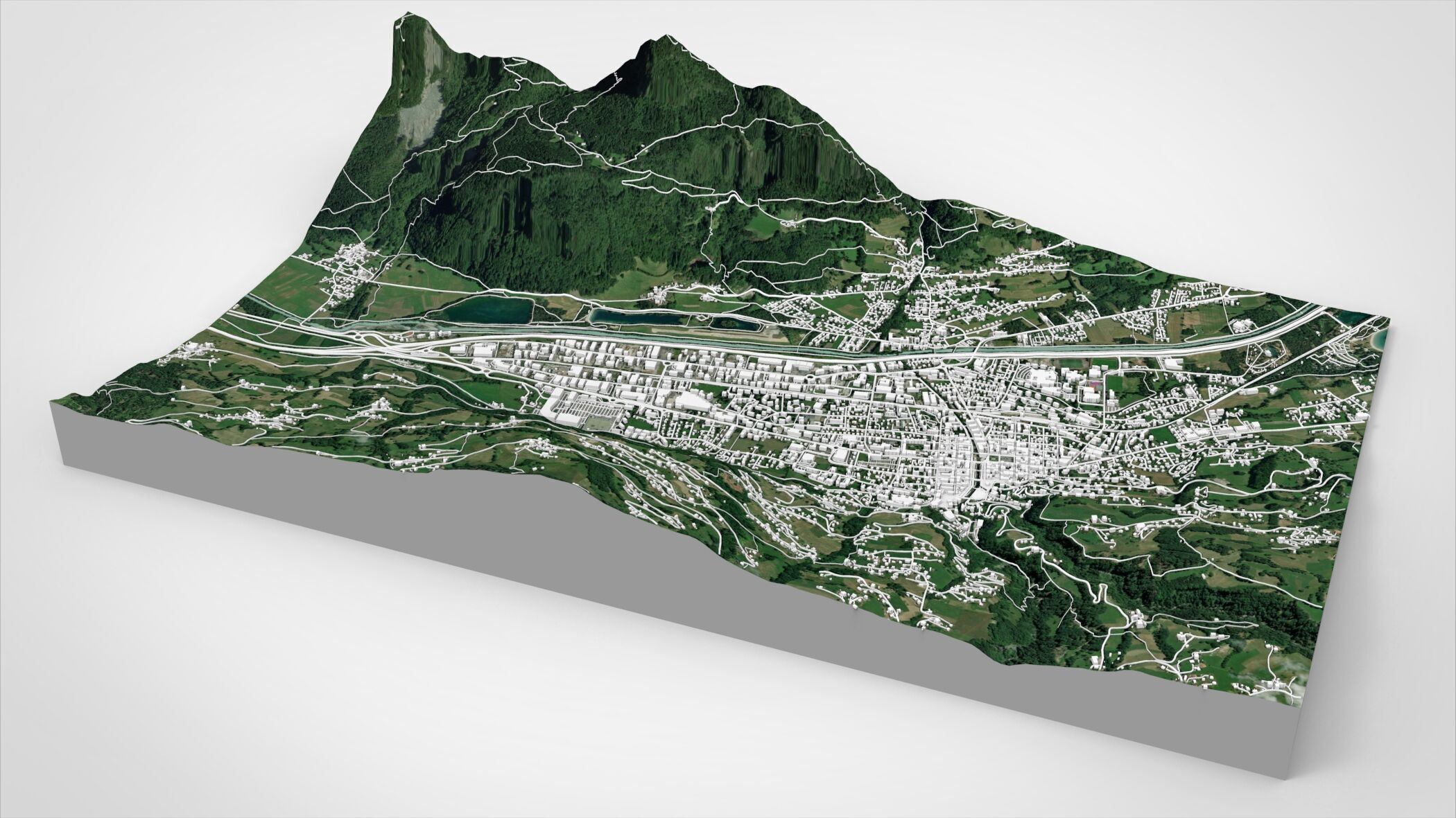 Cityscape Sallanches France  3D model_5