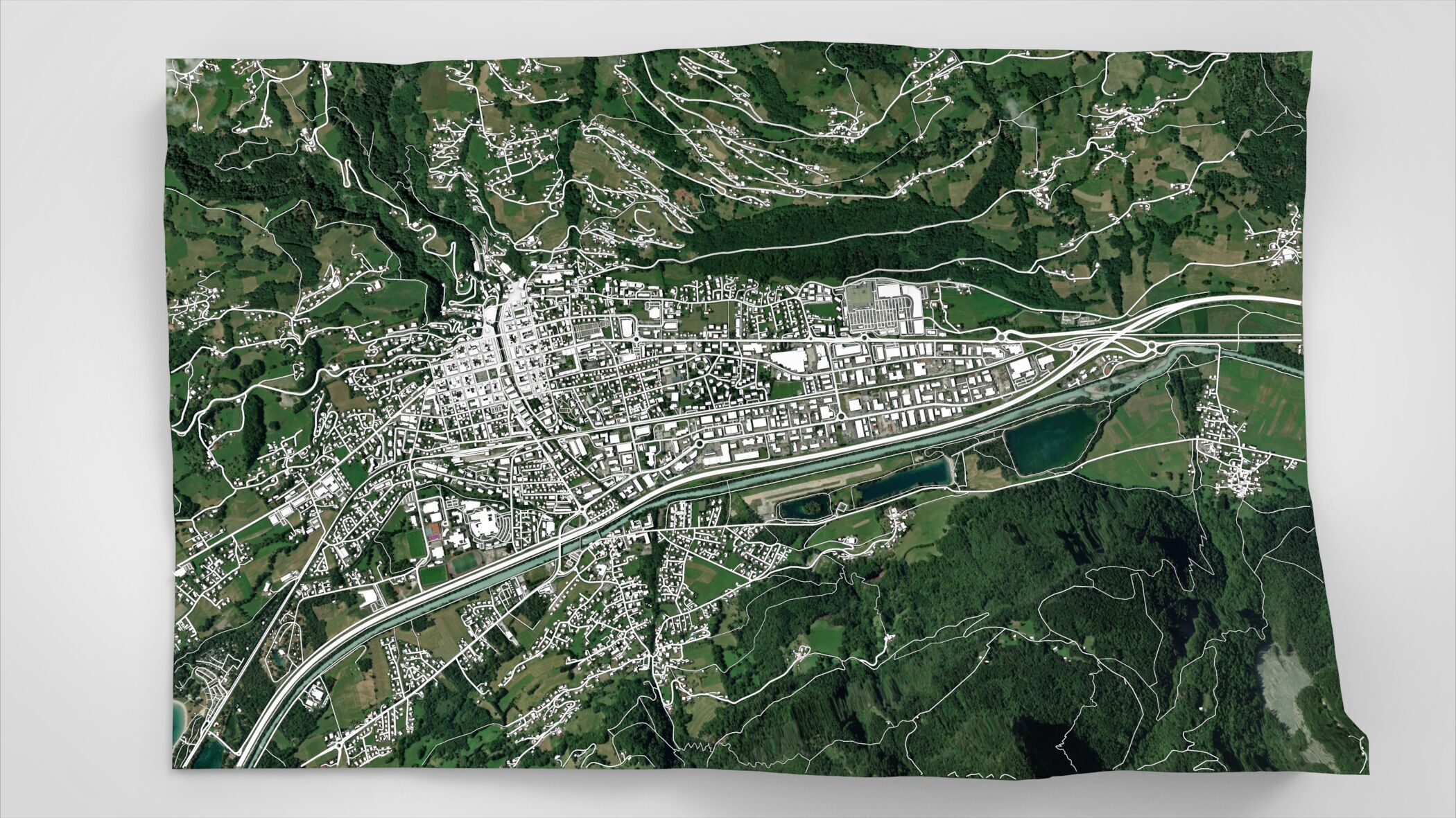 Cityscape Sallanches France  3D model_7