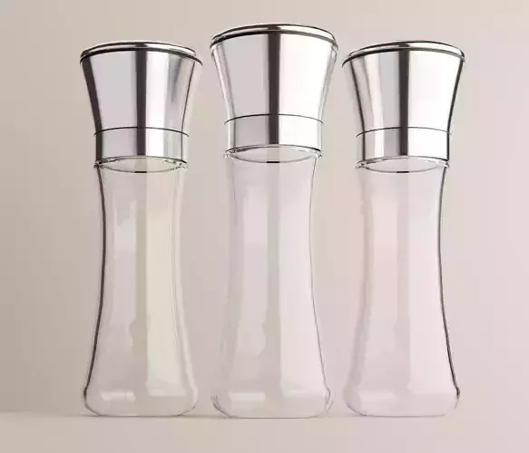 Salt Pepper Grinder Glass Bottle