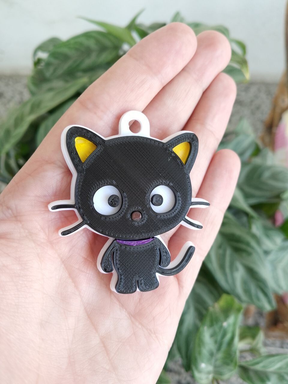 Hello Kitty And Chococat keychains 3D print model_6