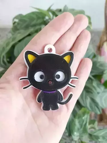 Hello Kitty And Chococat keychains