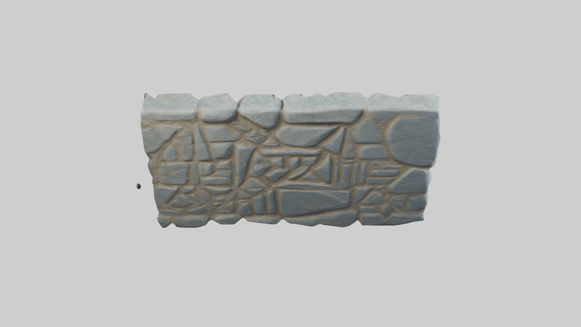 Rune Stone model Low-poly 3D model_15