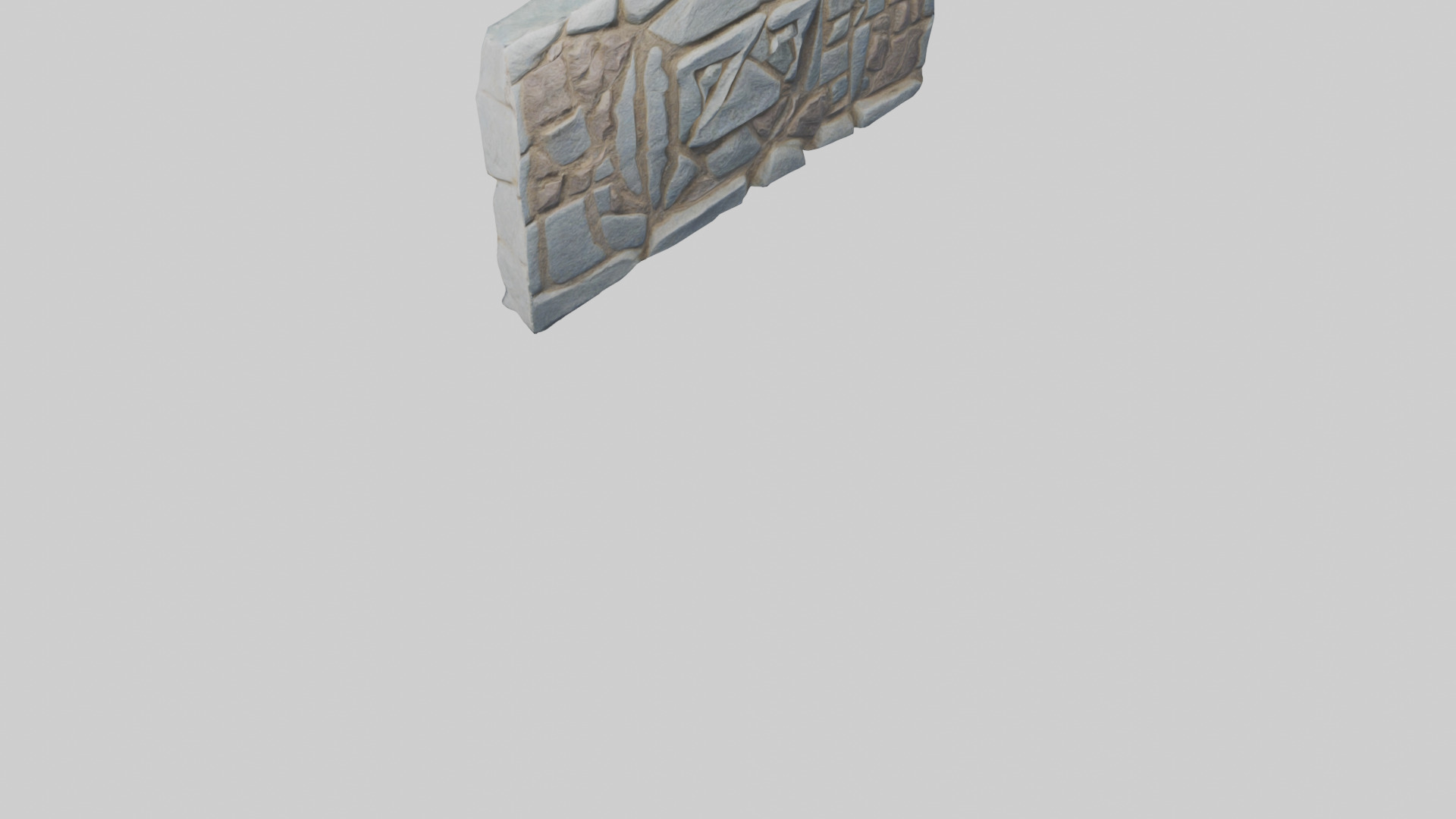 Rune Stone model Low-poly 3D model_6