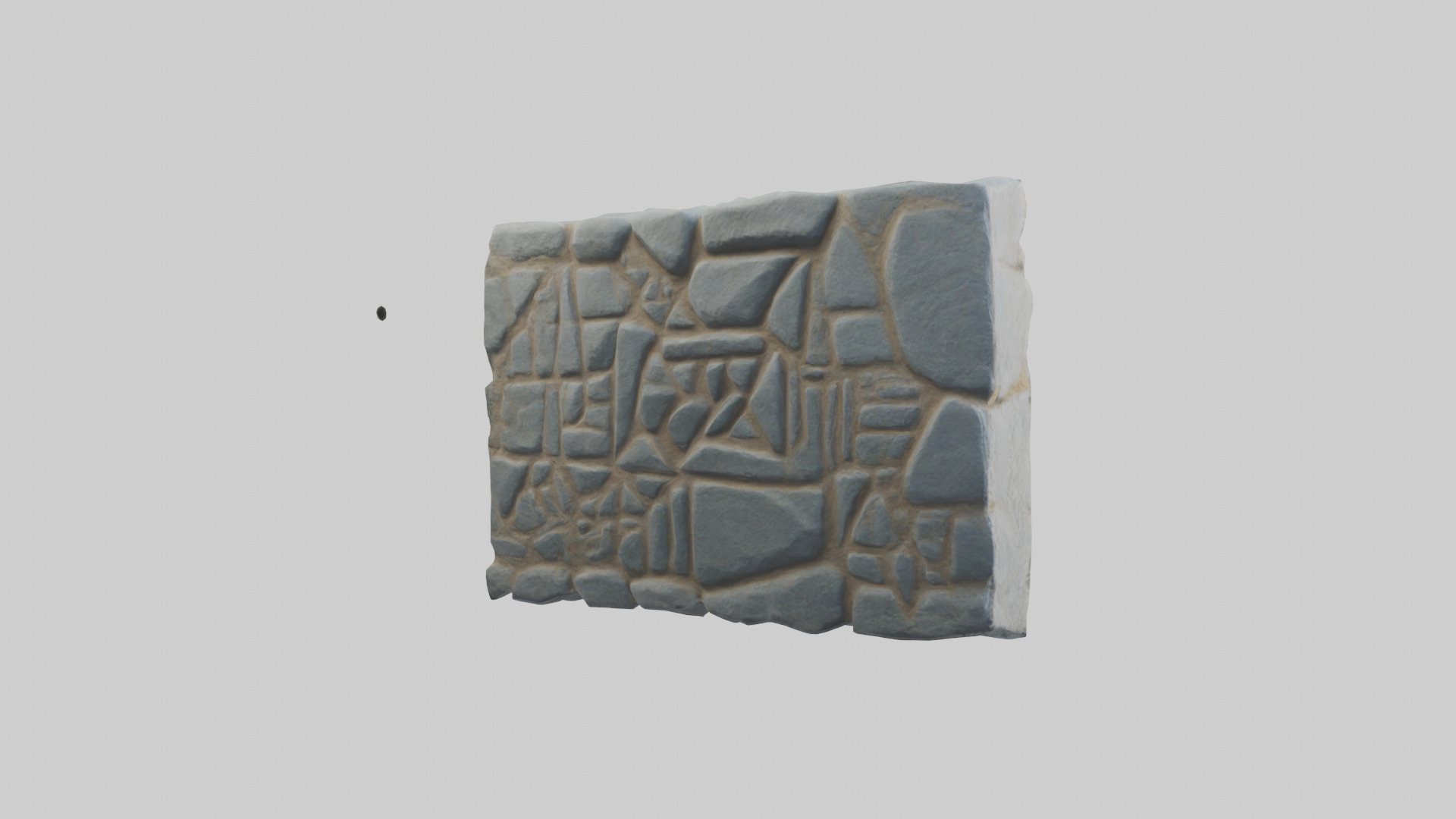 Rune Stone model Low-poly 3D model_2