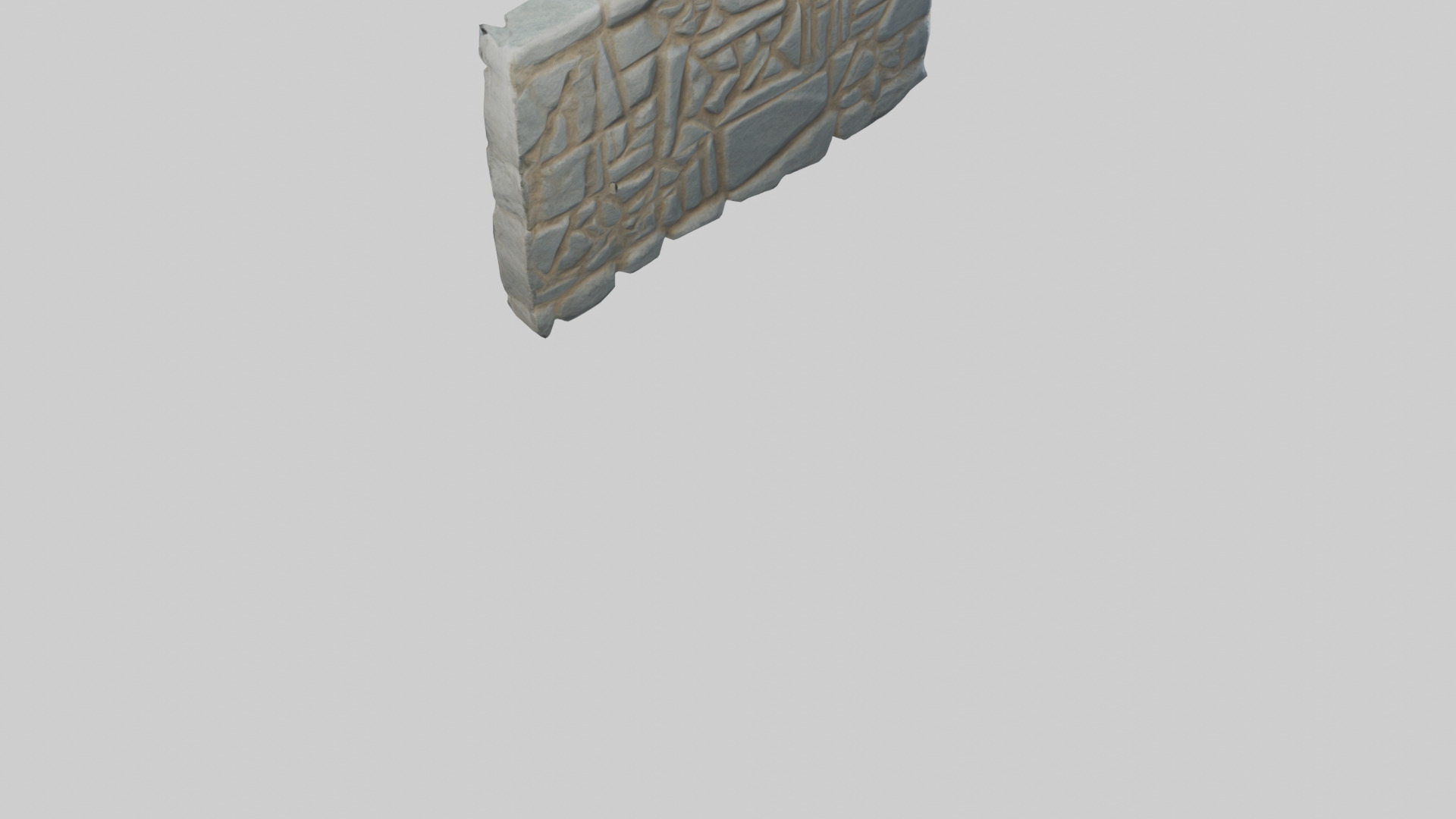 Rune Stone model Low-poly 3D model_3