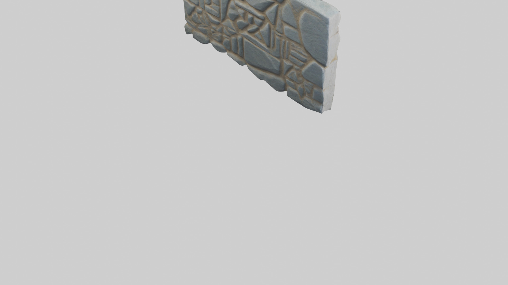 Rune Stone model Low-poly 3D model_4