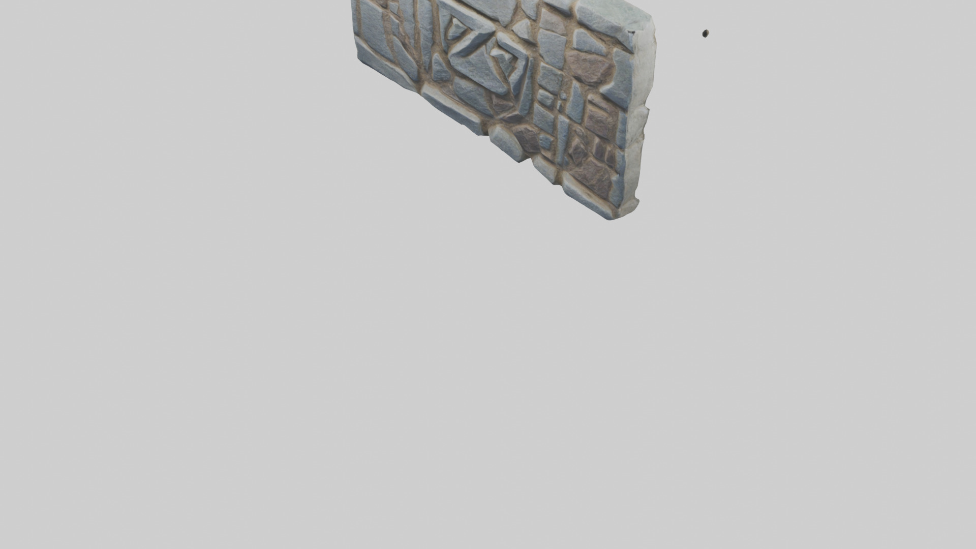 Rune Stone model Low-poly 3D model_5