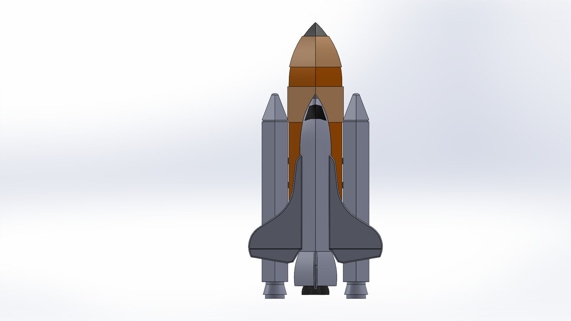 Space Shuttle Discovery 3D print model_2