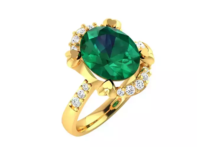 Women Ring  Render 3dm STL OBJ FBX Details