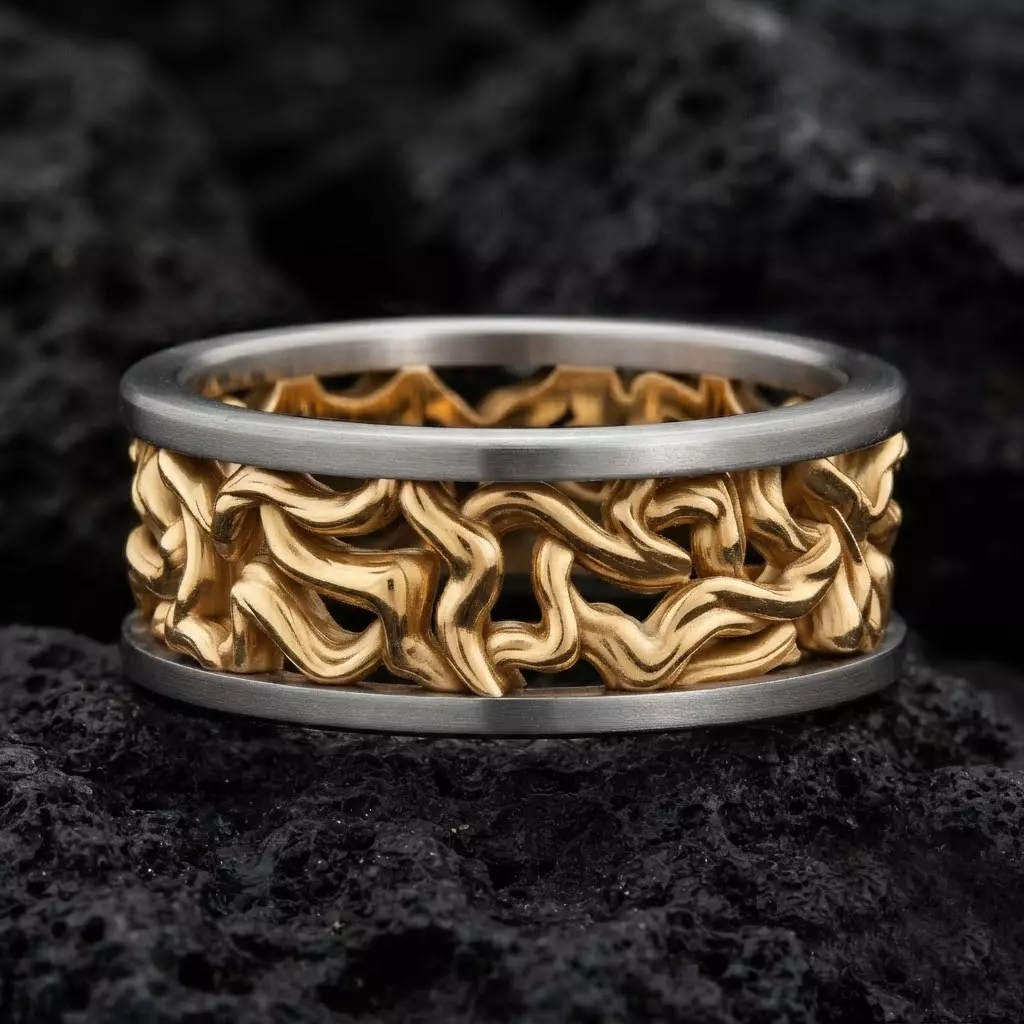 Tree Branches Ring 3D print model