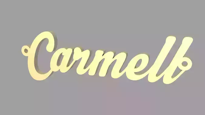 Carmell necklace 3D model