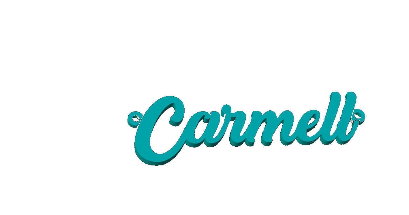 Carmell necklace 3D model_1