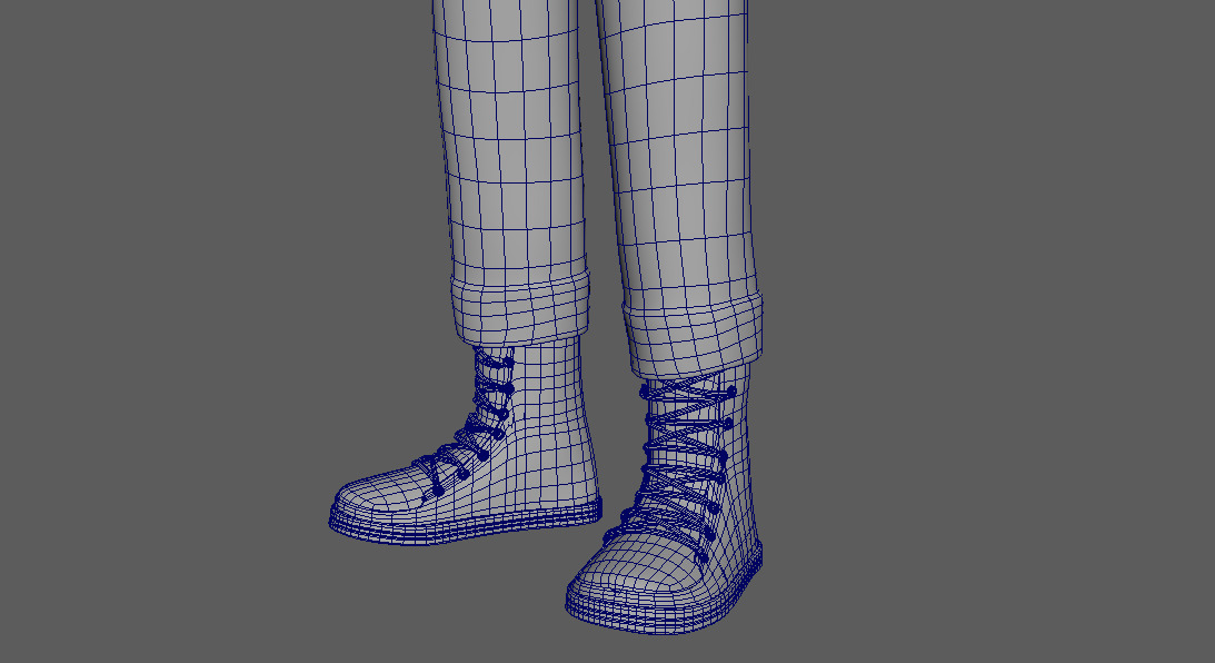 3D Cartoon Farmer Male Character Model Low-poly 3D model_8