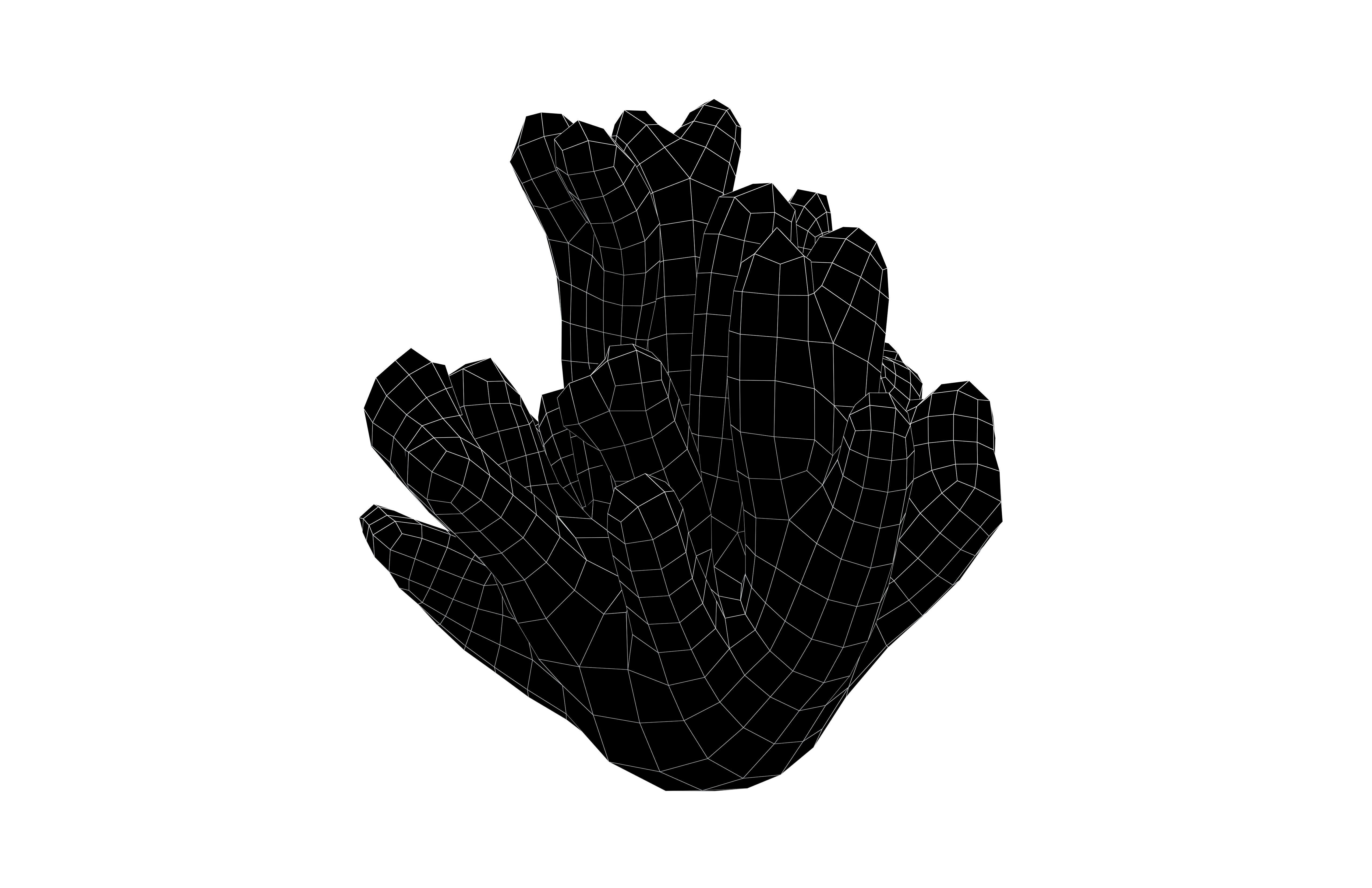 Cartoon Coral v2 002 Low-poly 3D model_6