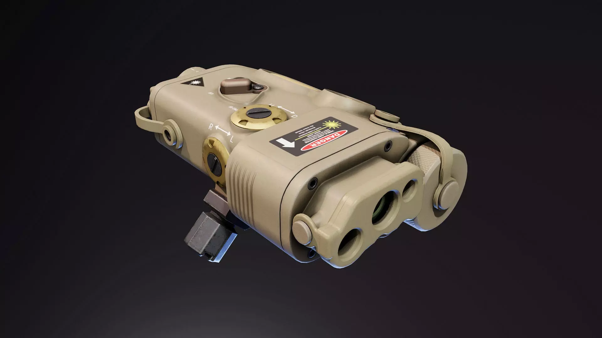 LM Vampir Laser Module Low-poly 3D model