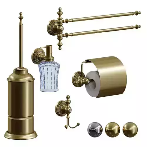 Bathroom Accessories Brillante by Boheme 3D model