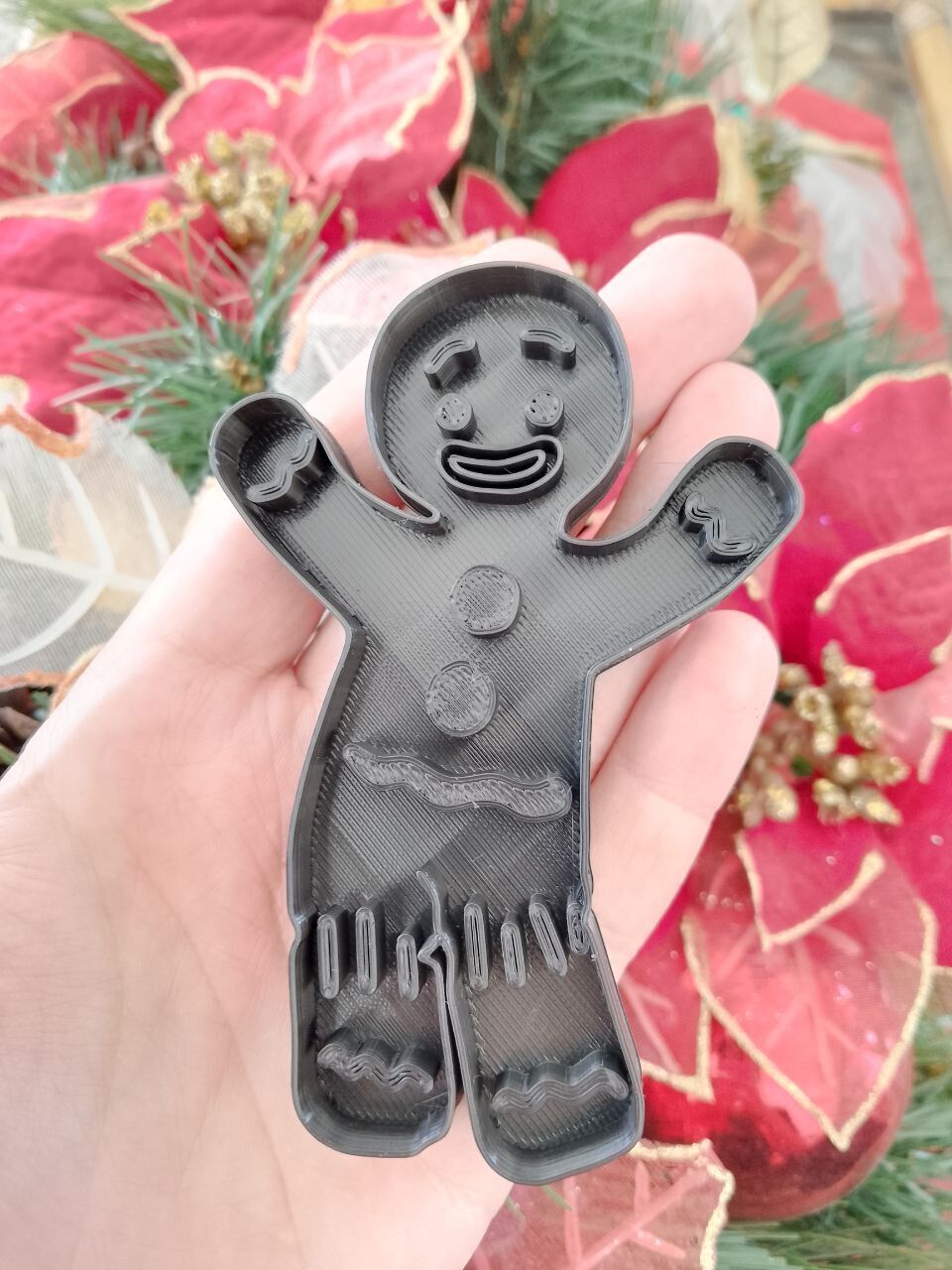 Gingerbread Man Cutter 3D print model_6