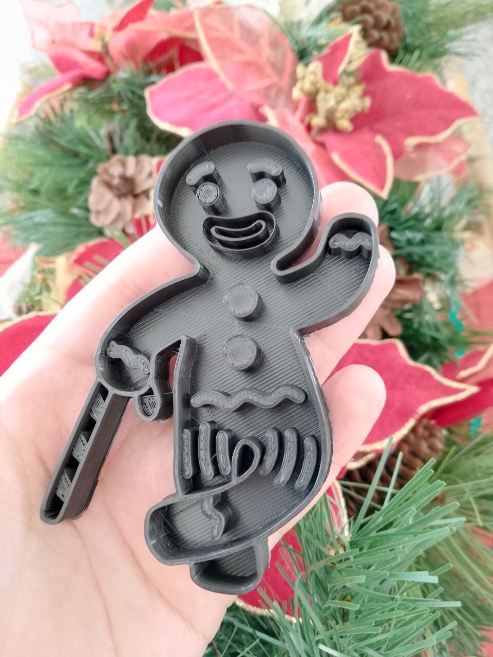 Gingerbread Man Cutter 3D print model_3