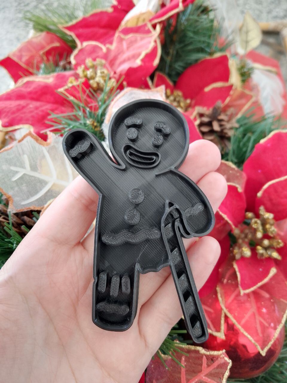 Gingerbread Man Cutter 3D print model_4