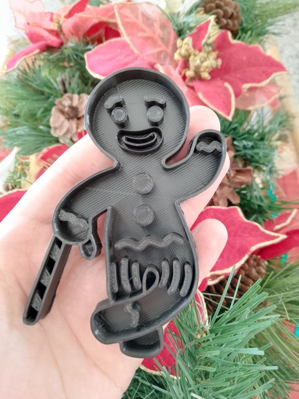 Gingerbread Man Cutter 3D print model_2