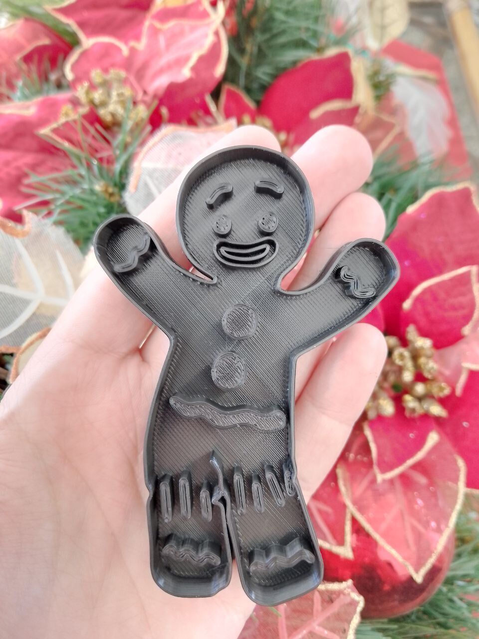 Gingerbread Man Cutter 3D print model_7