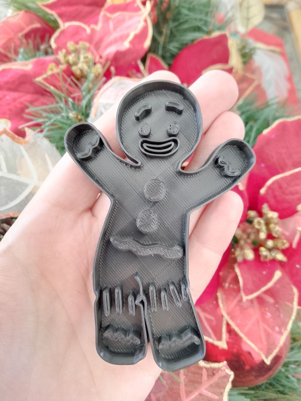 Gingerbread Man Cutter 3D print model_5