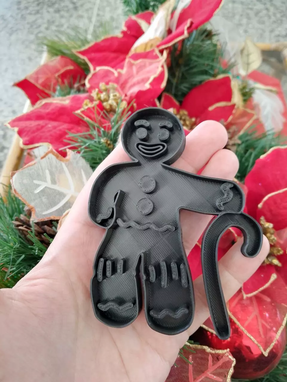 Gingerbread Man Cutter 3D print model_0