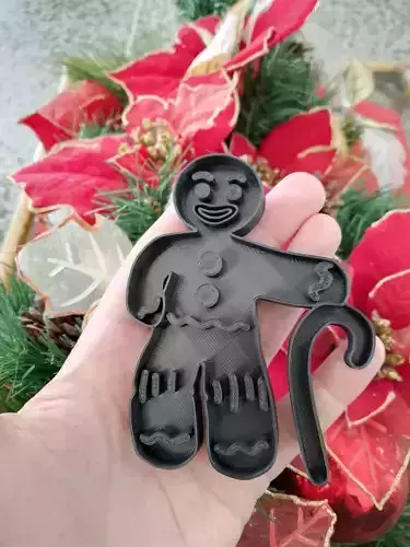 Gingerbread Man Cutter 3D print model