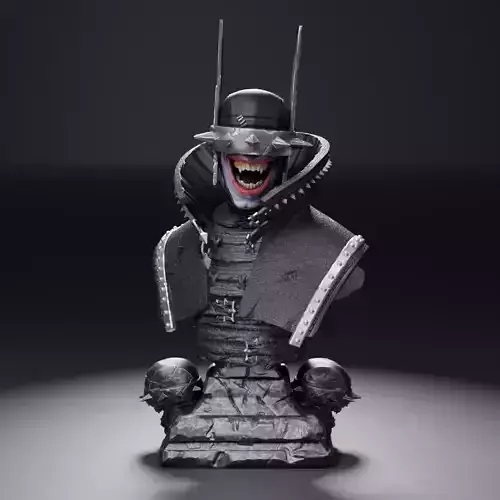 The Batman Who Laughs Bust