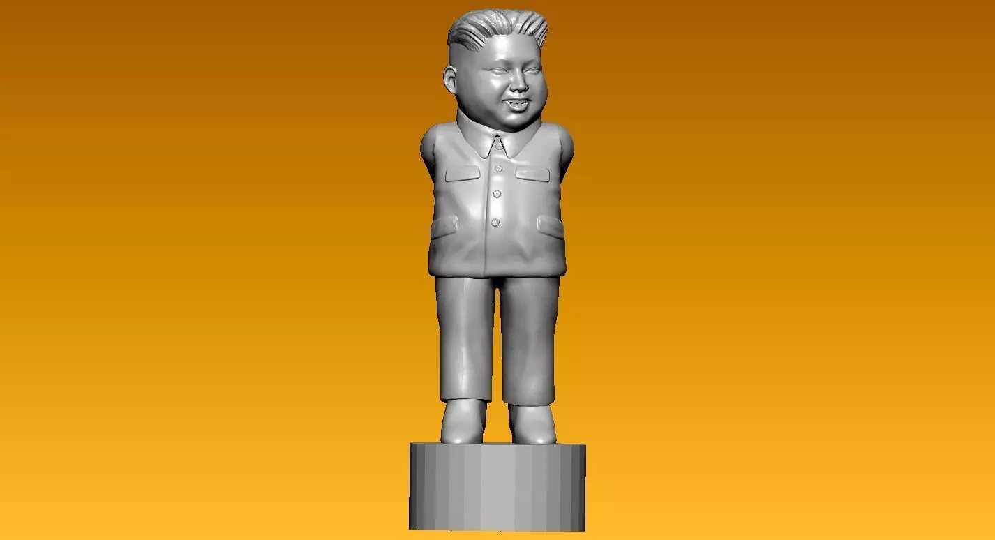 Celebrity - Model - Kimjongun - 3D print 3D print model