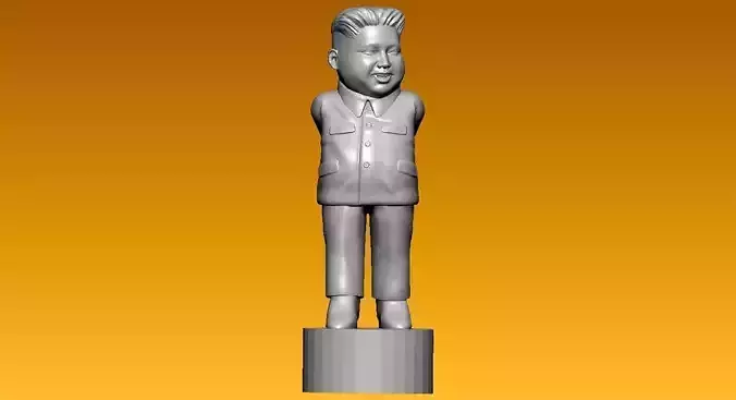 Celebrity - Model - Kimjongun - 3D print 3D print model