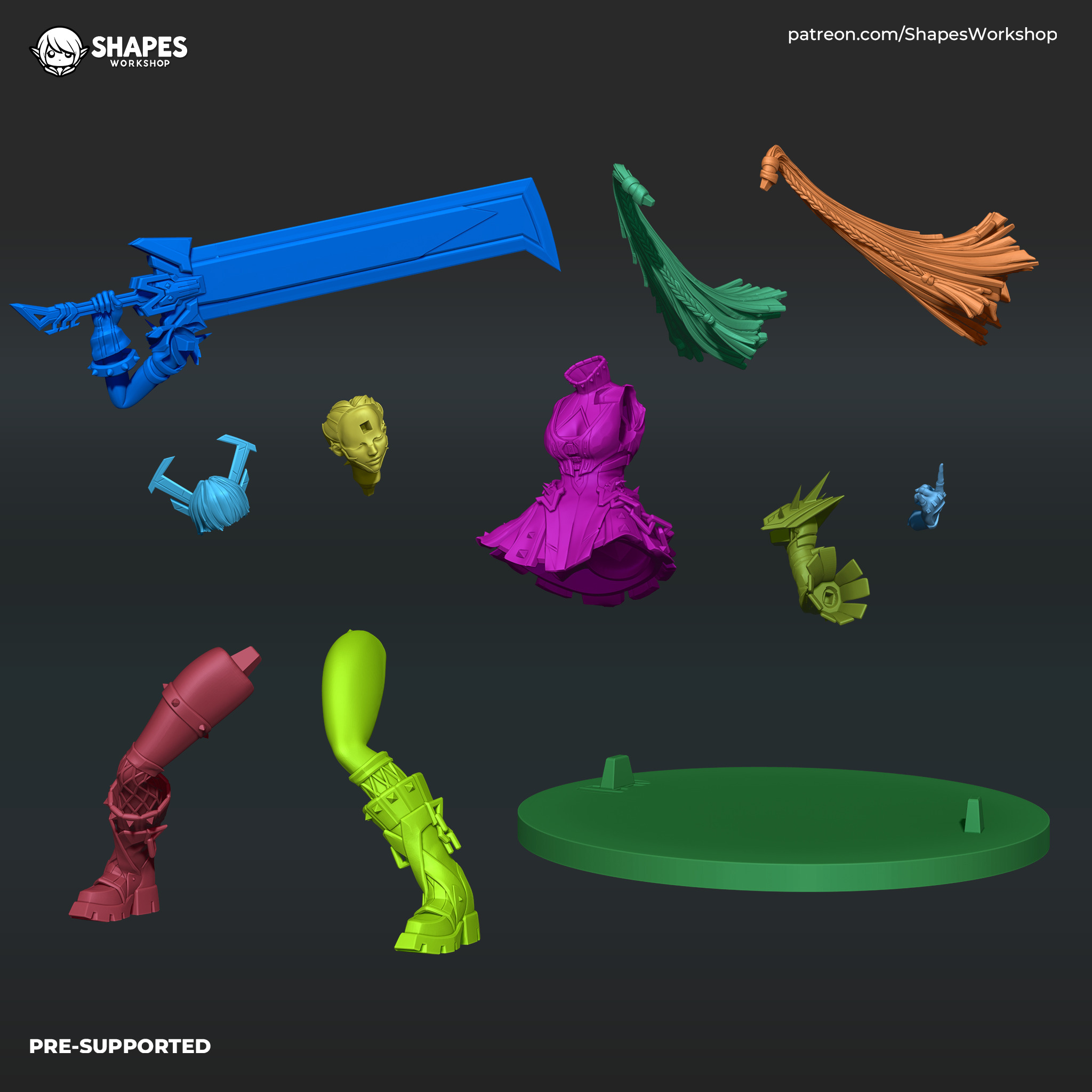 Magik Punkchild - Marvel Rivals 3D print model_4