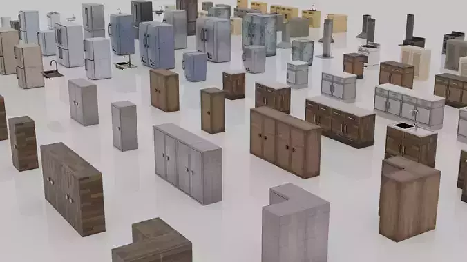 PBR Kitchen Furniture Pack