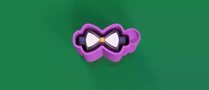 Bow Freshie Mold for silicone casting 4