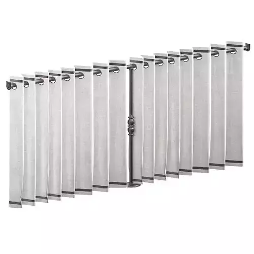 Cafe curtain 3D model