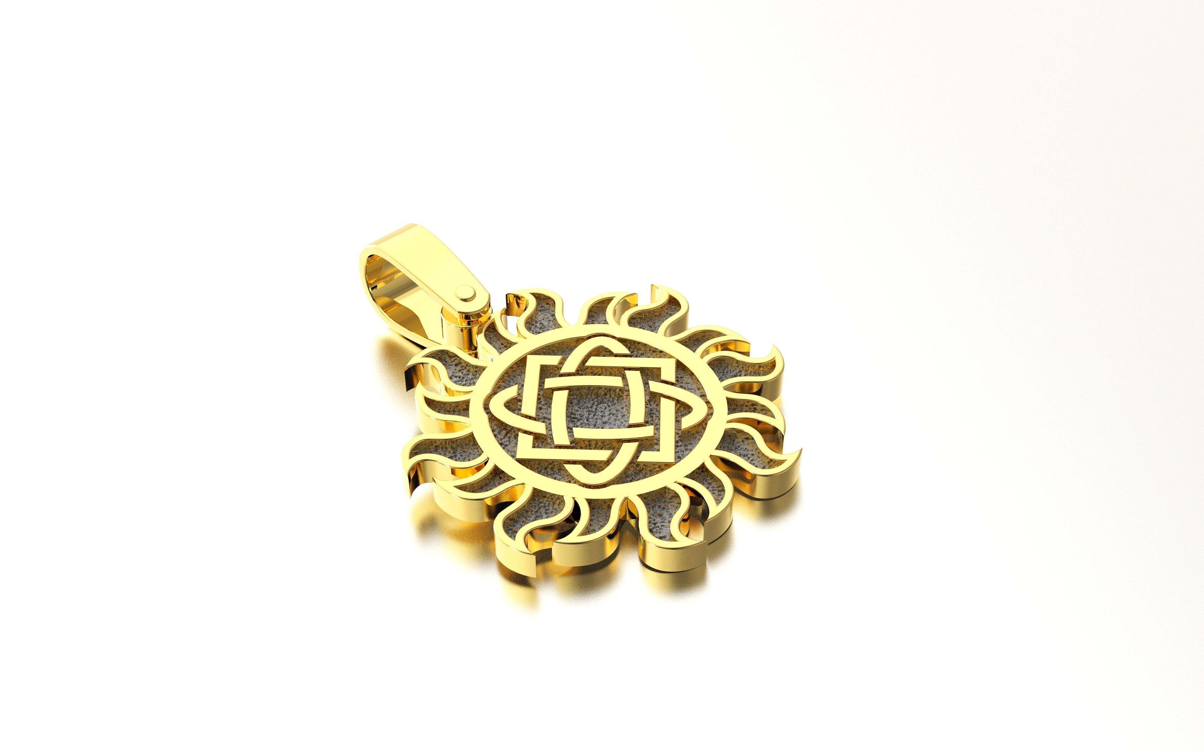 pendant star of Lada the Virgin Mary 3d print model 3D print model_7