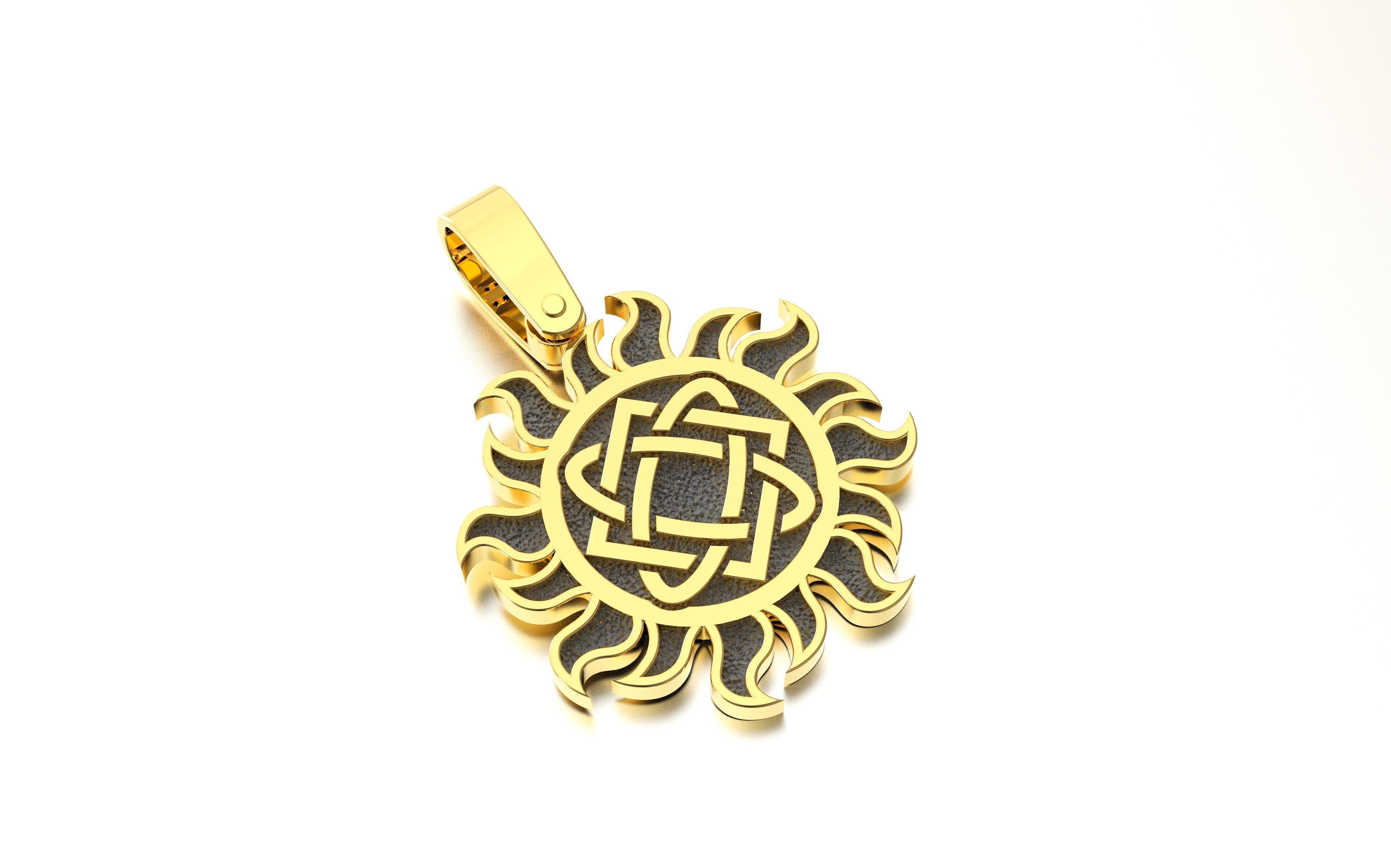 pendant star of Lada the Virgin Mary 3d print model 3D print model_6