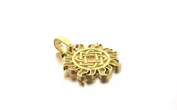 pendant star of Lada the Virgin Mary 3d print model