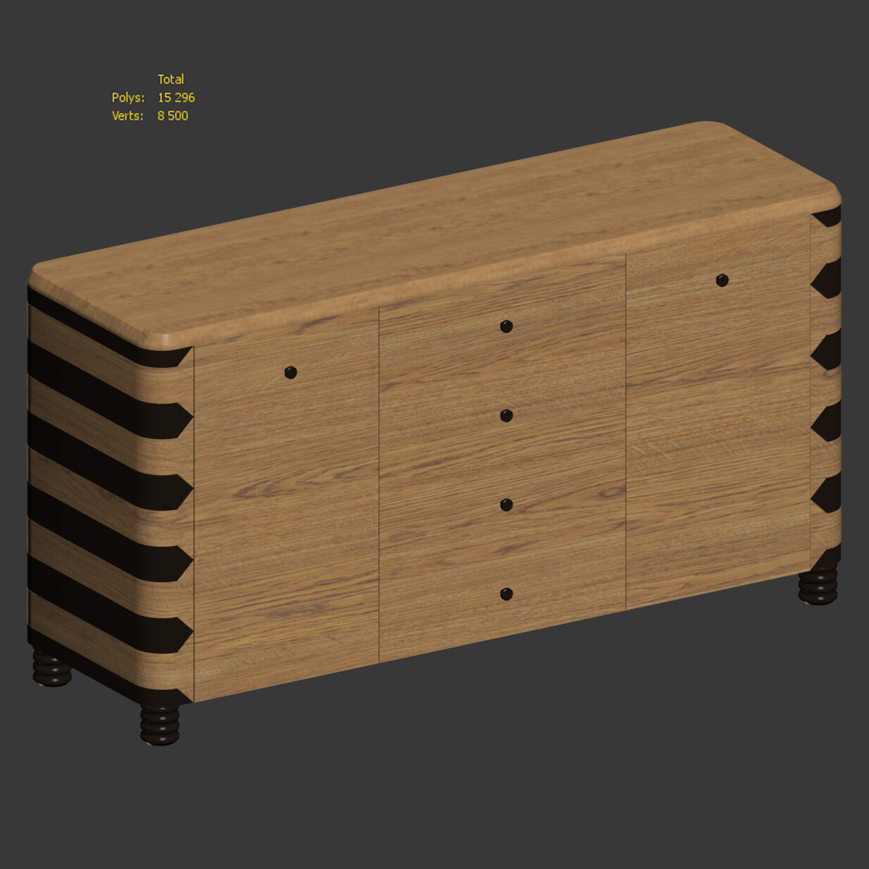 Anuel Sideboard Chests of Drawers by Soho Home 3D model_6
