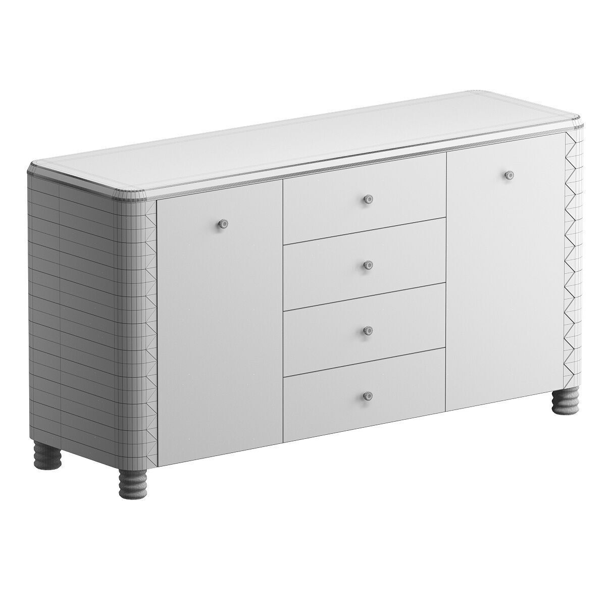 Anuel Sideboard Chests of Drawers by Soho Home 3D model_3