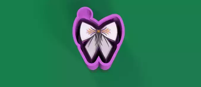 Bow Freshie Mold for silicone casting 6