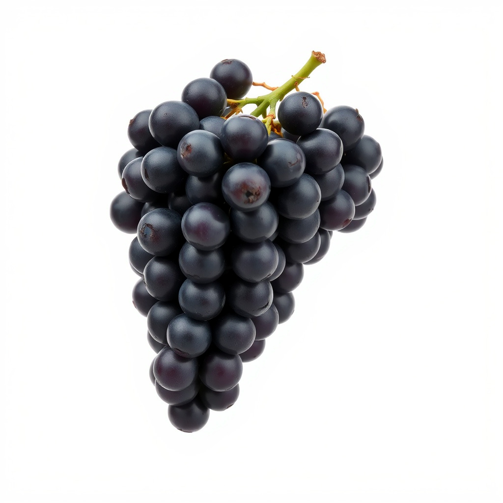 Elegant Black Grape Bunch model pack Low-poly 3D model_4