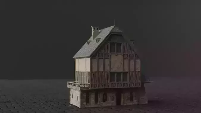 Dark Fantasy House - SMB 3D model
