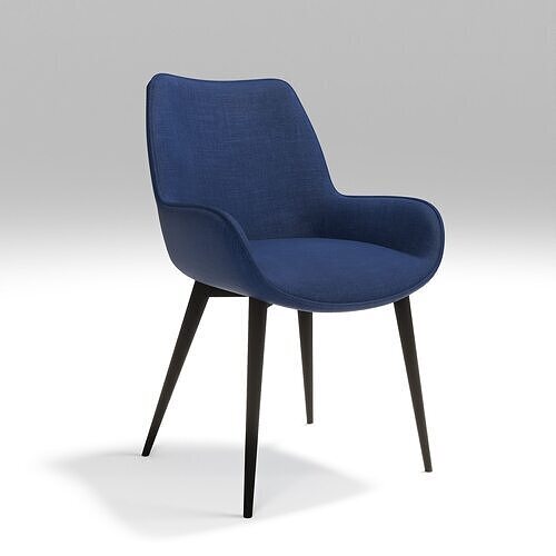 Chair 002 Low-poly 3D model